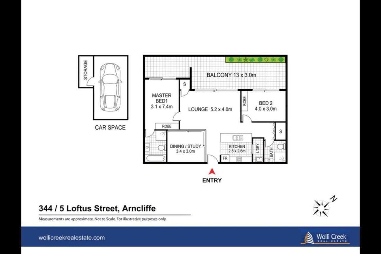 Sun-Drenched 3 Bedroom Apartment In Turrella Mascot Luaran gambar
